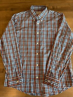 Jack Spade Warren Street Mens Large Plaid Button Down Shirt